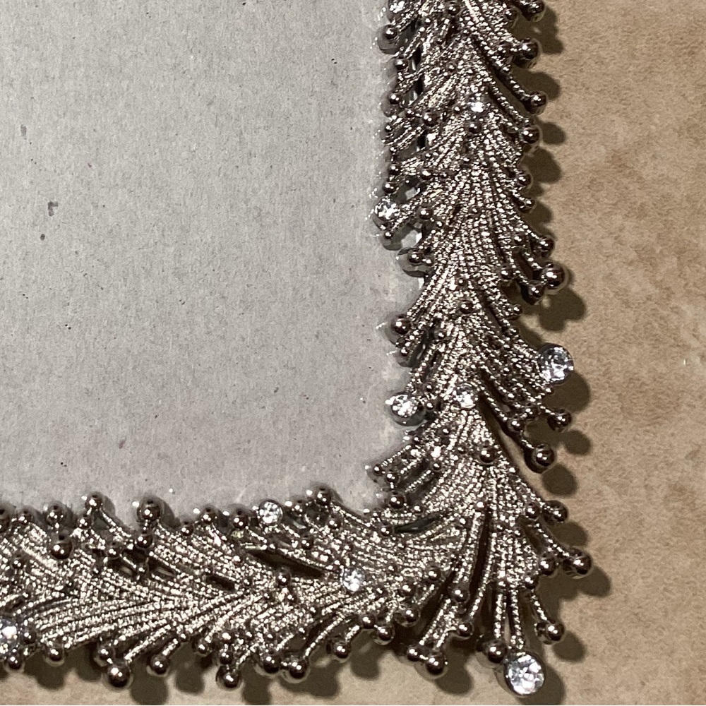 Silver Sparkle Holiday Photo Frame - Picture 2 of 6